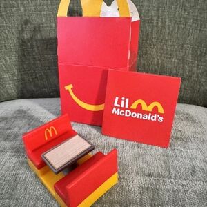 McDonald's #13 Booth Red and Yellow Mini Toy